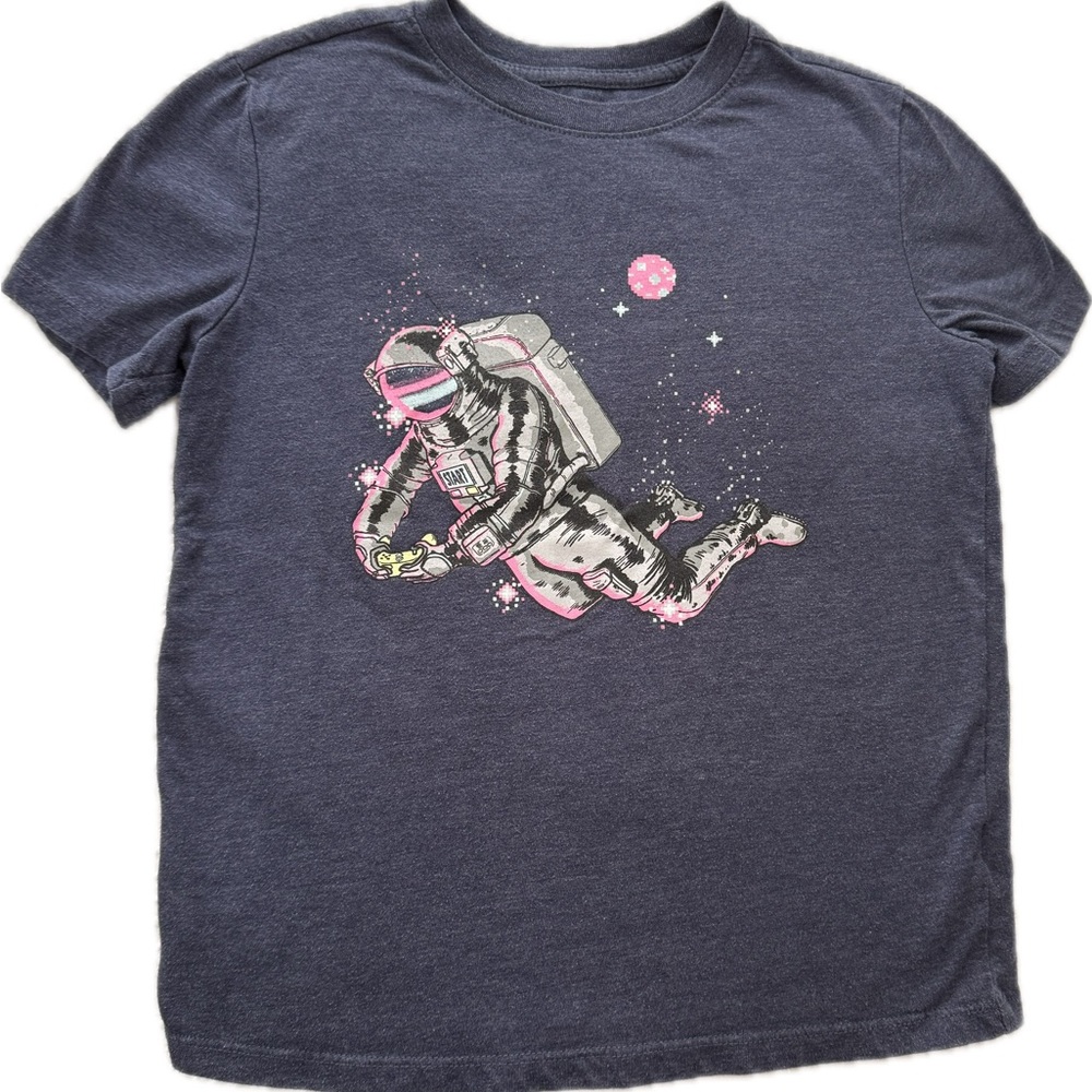 Cat & Jack Space Explorer Tee - Charcoal